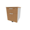 Caisson de bureau mobile 2 tiroirs Opaline