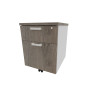 Caisson de bureau mobile 2 tiroirs Opaline
