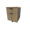 Caisson de bureau mobile 2 tiroirs Opaline