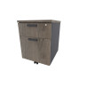 Caisson de bureau mobile 2 tiroirs Opaline