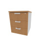 Caisson de bureau mobile 3 tiroirs Opaline