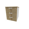 Caisson de bureau mobile 3 tiroirs Opaline