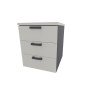 Caisson de bureau mobile 3 tiroirs Opaline