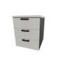 Caisson de bureau mobile 3 tiroirs Opaline