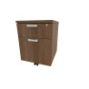 Caisson de bureau mobile 2 tiroirs monochrome Opaline