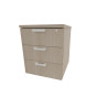 Caisson de bureau mobile 3 tiroirs monochrome Opaline