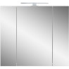 Ensemble de salle de bain 4 éléments blanc brillant Salsa