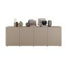 Buffet/bahut moderne 241 cm coloris cachemire Janeiro