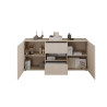Buffet/bahut moderne 181 cm coloris cachemire Janeiro