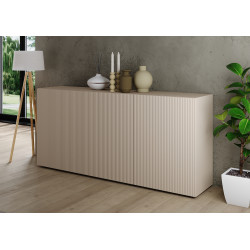 Buffet/bahut moderne 3 portes coloris cachemire Janeiro