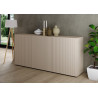 Buffet/bahut moderne 3 portes coloris cachemire Janeiro