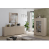 Vitrine moderne 121 cm coloris cachemire Janeiro