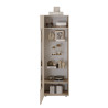 Vitrine moderne 60 cm coloris cachemire Janeiro