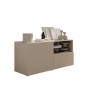 Meuble TV moderne 121 cm coloris cachemire Janeiro