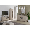 Meuble TV moderne 121 cm coloris cachemire Janeiro