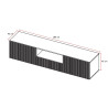 Meuble TV moderne 184 cm coloris cachemire Janeiro