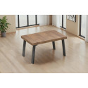 Table de salle à manger moderne mercure/gris Fontana