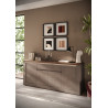 Buffet/bahut moderne 207 cm bronze/mercure Isia