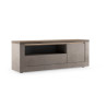 Meuble TV moderne 160 cm bronze/mercure Isia