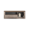 Meuble TV moderne 160 cm bronze/mercure Isia
