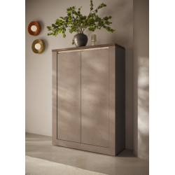 Buffet haut moderne bronze/mercure Isia