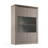 Vitrine moderne 114 cm bronze/mercure Isia