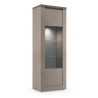 Vitrine moderne 67 cm bronze/mercure Isia