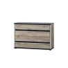 Commode contemporaine 3 tiroirs chêne canada Elza