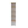 Etagère de bureau moderne H 190 cm blanc laqué/chêne Daisy