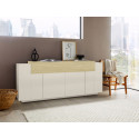 Buffet/bahut moderne 200 cm cachemire/chêne Corso