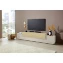 Meuble TV moderne 240 cm cachemire/chêne Corso