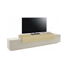Meuble TV moderne 240 cm cachemire/chêne Corso