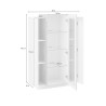 Vitrine moderne cachemire/sauge Corso