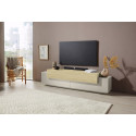 Meuble TV moderne 200 cm cachemire/chêne Corso