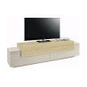Meuble TV moderne 200 cm cachemire/chêne Corso