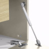 Meuble TV moderne 200 cm cachemire/chêne Corso