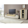 Meuble TV moderne 200 cm cachemire/chêne Corso