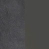 Ilot de cuisine moderne 125 cm anthracite mat/béton Solena