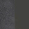 Ilot de cuisine moderne 155 cm anthracite mat/béton Solena