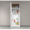 Meuble pour frigo encastrable 60 cm blanc/chêne wotan Solena