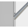 Meuble pour frigo encastrable 60 cm blanc/chêne wotan Solena