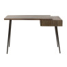 Console style nature en acacia massif brun Carvie