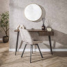 Console style nature en acacia massif brun Carvie