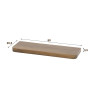 Etagère murale style nature 60 cm en acacia massif brun Carvie