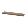 Etagère murale style nature 90 cm en acacia massif brun Carvie