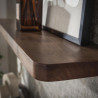 Etagère murale style nature 90 cm en acacia massif brun Carvie