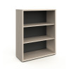Armoire basse de bureau contemporaine chêne clair Lexos