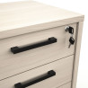 Caisson de bureau mobile contemporain chêne clair Lexos