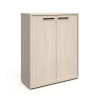 Ensemble de bureau complet contemporain chêne clair Lexos