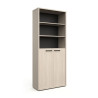 Ensemble de bureau complet contemporain chêne clair Lexos